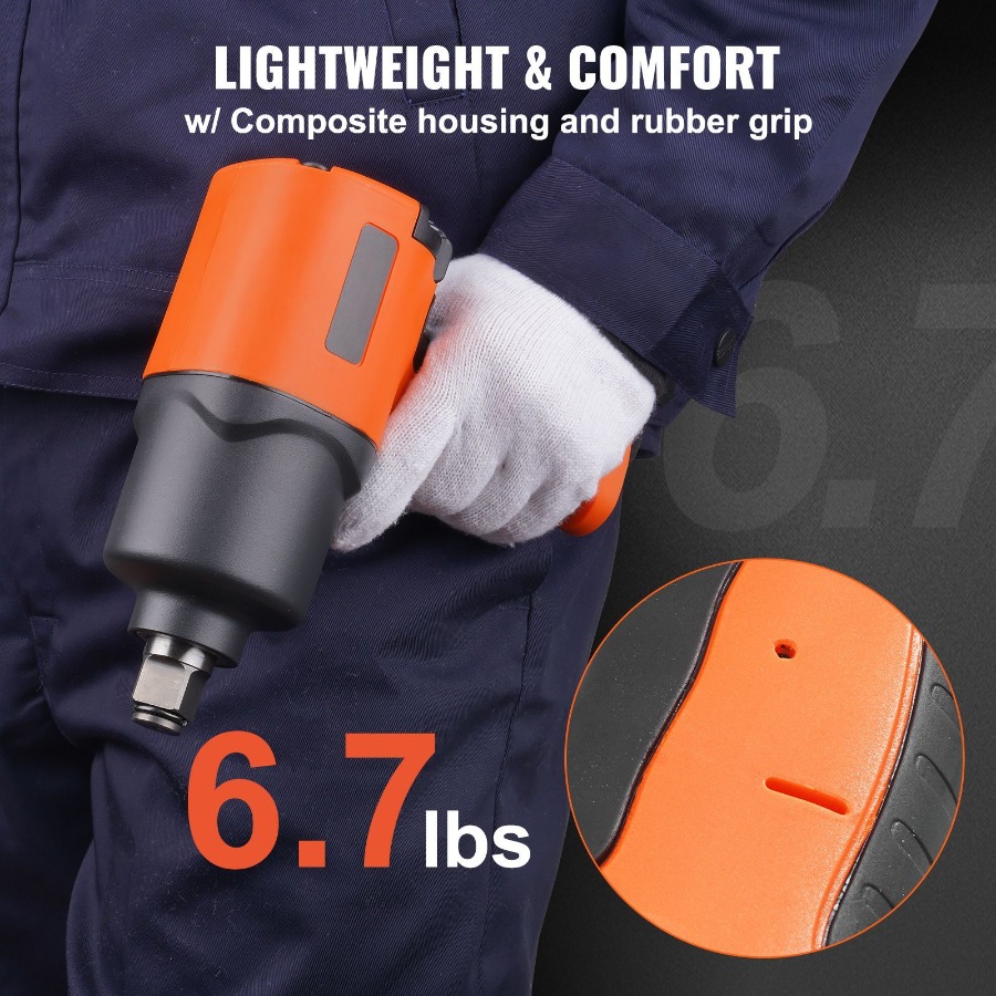 Pneumatic Impact Wrench - 3/4-Inch Drive Air Impact Wrench Composite